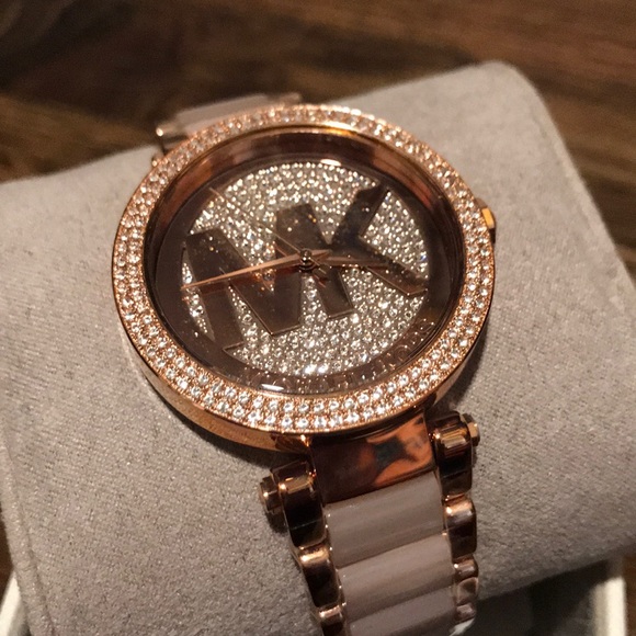 MICHAEL KORS Parker Rose Gold watch Brand New - Picture 3 of 8